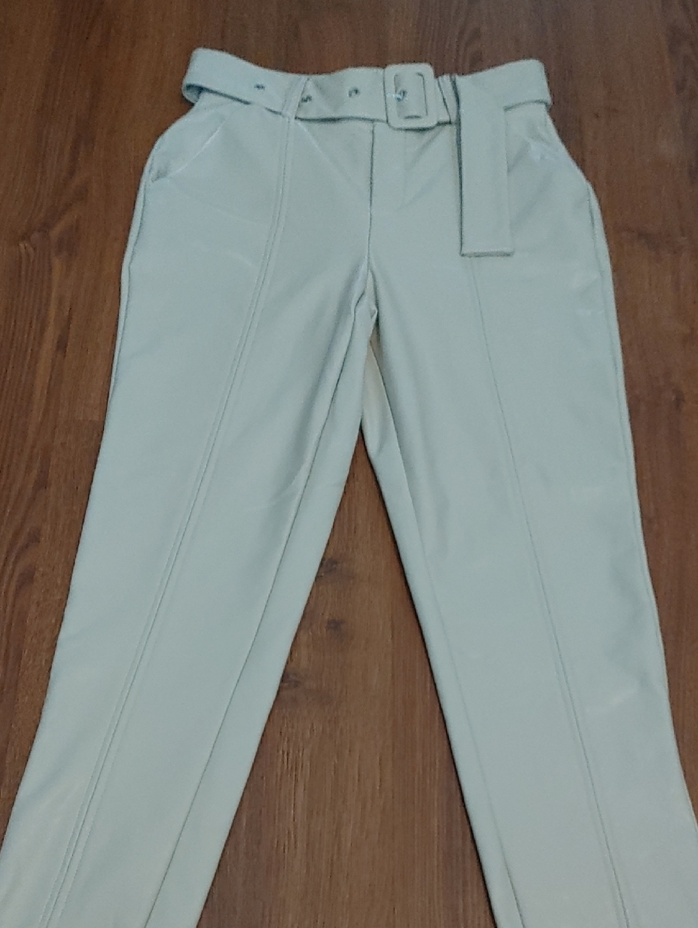 Fashion Nova High-Waist Belted Pants Sz XS
